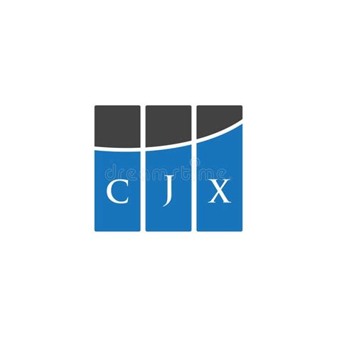 CJX Letter Logo Design on BLACK Background. CJX Creative Initials ...