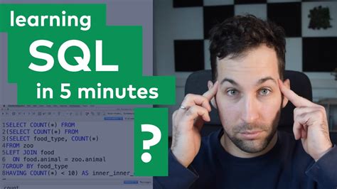 Image result for Learn SQL in One Minute Image