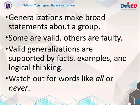 Image result for Making Generalization Short Paragraph