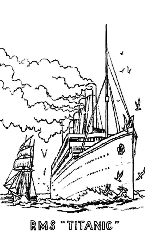 Free Titanic Coloring Pages [2025]