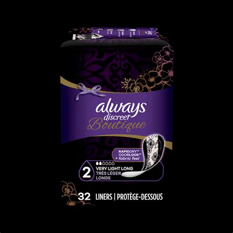 Always Discreet and Pads Liners 的图像结果