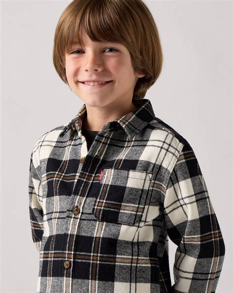 Kids Flannel Shirt - Black | Levi's® DE