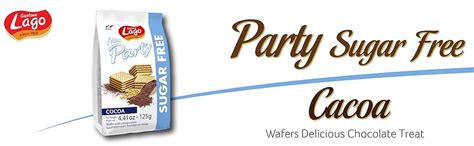 Lago Mini Party Wafers Cocoa Cream Sugar Free : Amazon.in: Grocery ...