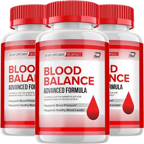 Amazon.com: כמוסות איזון דם, תוסף מתקדם של BloodBalance, פורמולה טבעית ...