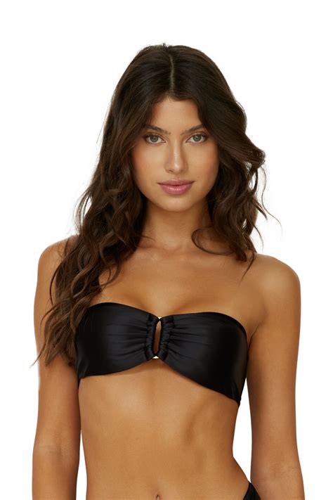 PQ Swim Nightfall Strapless Bikini Black
