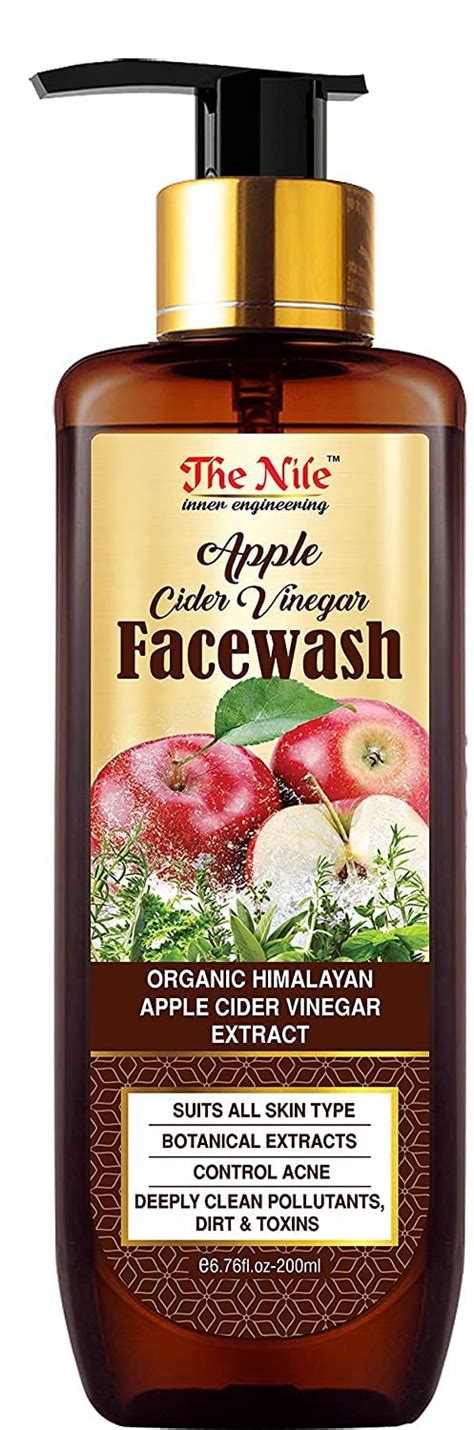The Nile Apple Cider Vinegar Face Wash with Botanical Extracts - For ...