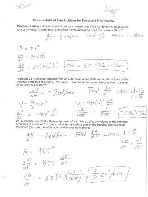 Image result for Related Rates Sample Problems