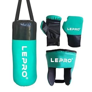 LEPRO Kids Boxing Kit, Kids Punching Bag Set, Hanging Boxing Bag with ...