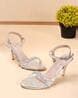 Buy Silver Heeled Sandals for Women by Sole Saga Online | Ajio.com