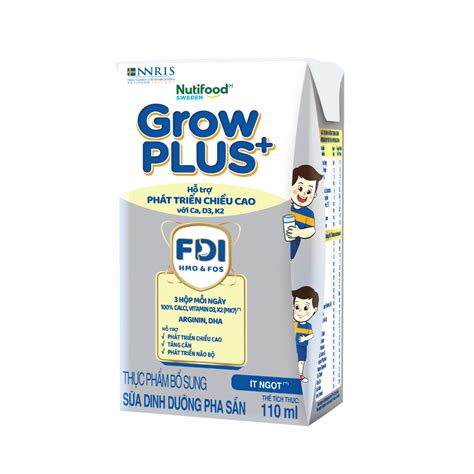 Sữa nước Grow Plus Height Boosting Nutifood – Shop KHANG BABY