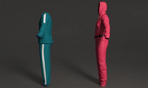 Squid Game Clothes 3D model | CGTrader
