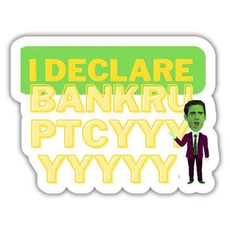 Bankruptcy - The Office Stickers | TV & Movies Stickers – Collectors ...