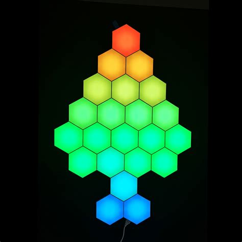 hexagon wall lights