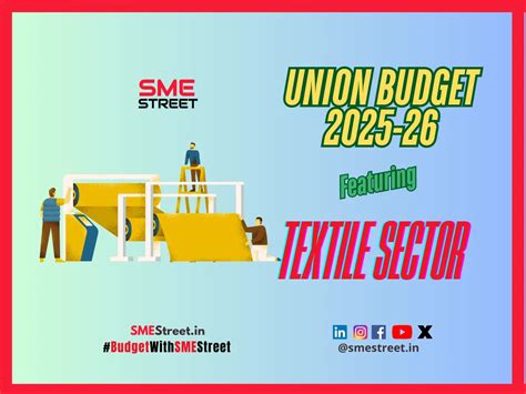 Union Budget 2025-26 Promote MSMEs and Export Growth in Textile Sector