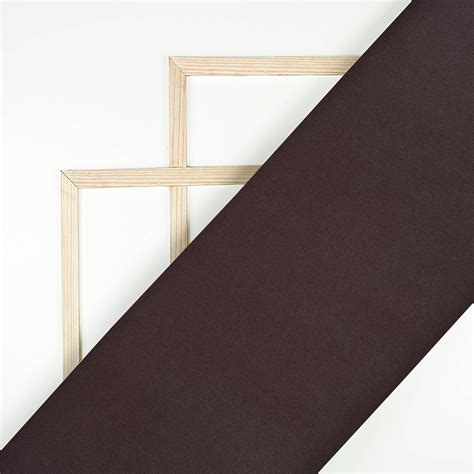 Dark Brown Plain Luxury Suiting Fabric (Width 58 Inches) – Fabcurate