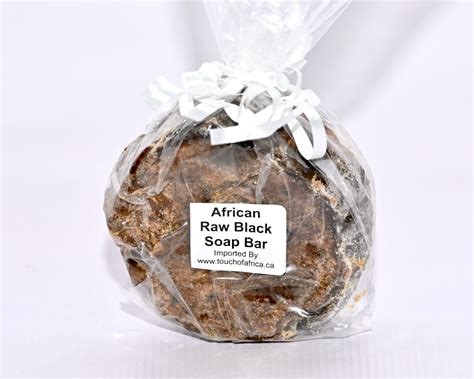 Raw African Black Bar Soap – touchofafrica.ca