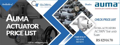 Auma actuator price list | Auma linear SDL/SDG actuators cost