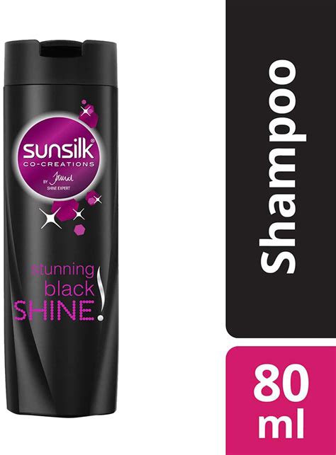 Buy SUNSILK STUNNING BLACK SHINE SHAMPOO 80 ML Online & Get Upto 60% ...