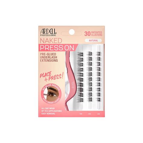 Ardell Naked Press On Pre-Glued Underlash Extensions -Natural 32267