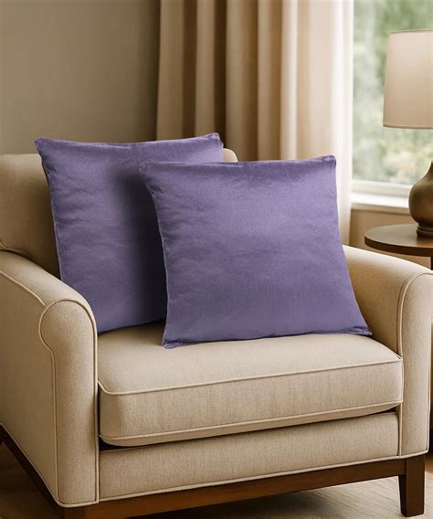 Everyday Solid Single Cushion,Very Peri| 250 GSM Polyester – myTrident ...