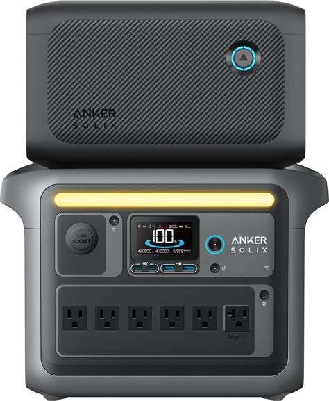 Amazon.com : Anker SOLIX C1000 Portable Power Station and BP1000 ...