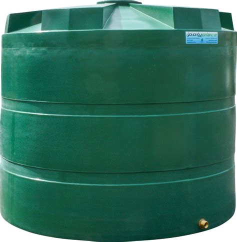 9,000L Poly Water Tank 2440mm D x 2100mm H | The Poly Place