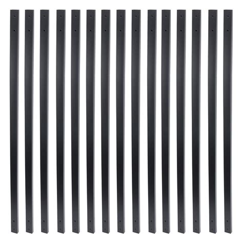 Myard 38 Inches Traditional Rectangle Aluminum Deck Balusters with ...