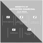 Buy Glamveda Men Activated Charcoal Clay Mask - Light Aromatic ...