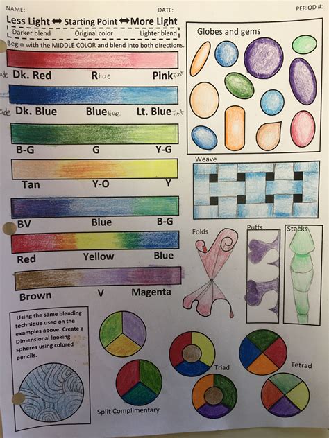 Colored Pencil Exercises at Blanca Jang blog