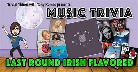 Third Friday Music Trivia with Trivial Things at Whims Brewing, Atco ...