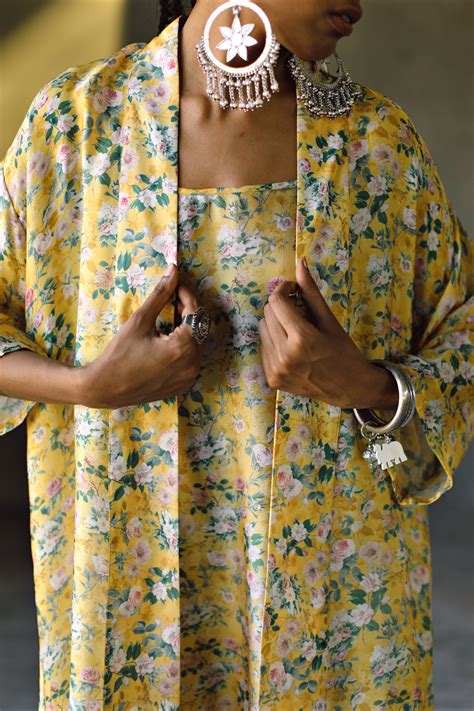 Norn India - Laguna Slip Dress +cape - Elahe