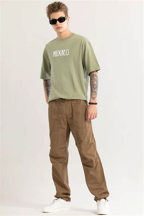 Shop Online Snitch TaduSerene Green Oversized T-Shirt | – SNITCH
