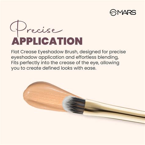 Artist's Arsenal Brush | Flat Crease Brush – MARS Cosmetics