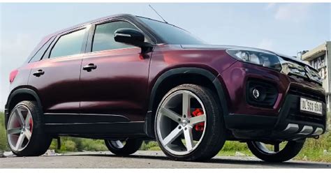 India’s First Wine Red Maruti Brezza Looks Very Premium – VIDEO » Car ...