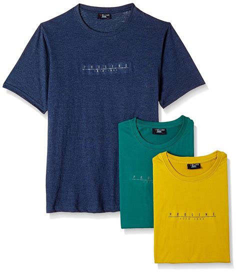 Buy Proline Men's T-Shirt (8907007418130_61001514035_XX-Large_Green ...