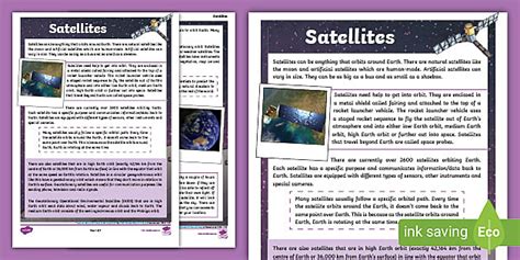 Satellites Fact File