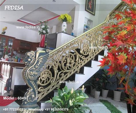 Luxury Classic Modern Wooden Balustrades Wood And Metal Banister Stairs ...