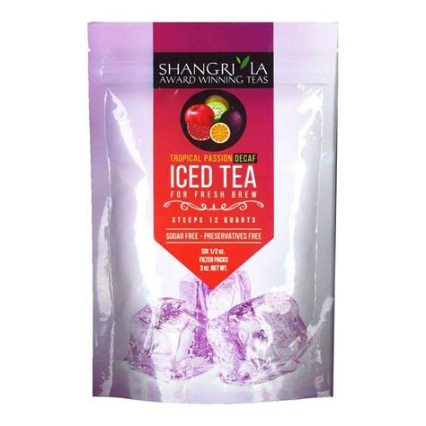 Shangri-La Tea 5007 Tropical Passion Decaf Iced Tea - Walmart.com
