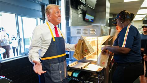 Trump Took a Turn at the Fryer. McDonald’s Workers Have Thoughts. - The ...