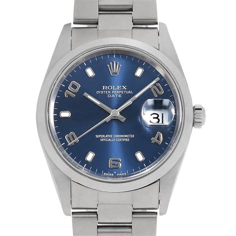 Rolex Oyster Perpetual Date 15200 blue flying arabic PNumber... for Rs ...