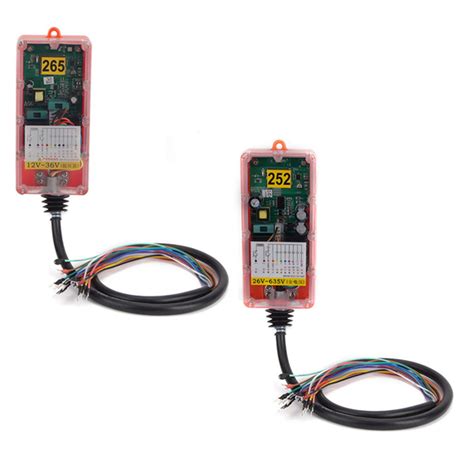 Wireless Industrial Remote Control, 400 Channels Remote Controller, Industrial Hoist Crane ...