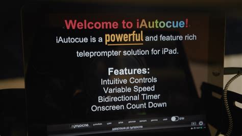 Image result for Teleprompter Autoscript Screen