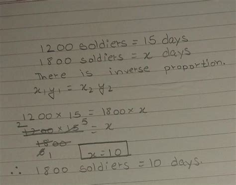 If a troop of 1200 soldiers has ration for 15 days, then for how many ...