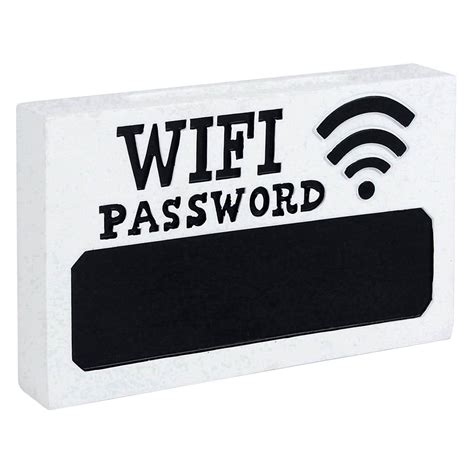 Wifi Password Block Sign, 7x5