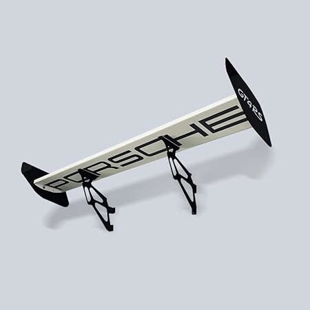 bestofCRAFT 911 GT4 RS Spoiler Shelf – Wall Mounted White Car Spoiler ...