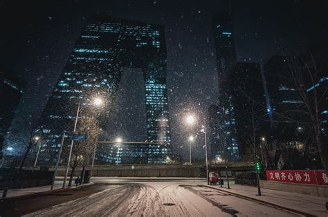 北京下雪啦！北京城区迎来2021首场降雪