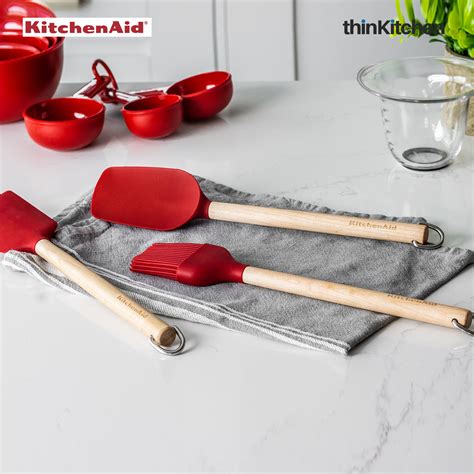 KitchenAid Birchwood Baking Set - Empire Red | thinKitchen