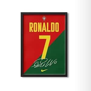 Posternet Cristiano Ronaldo Wall Poster Frames | 8x12 inch | World Cup ...
