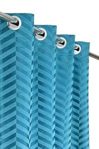 Buy YUKANY Chevron Zig-Zag Pattern Velvet Room Darkening Curtains for ...