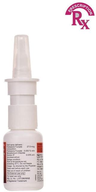 Fluticone FT Nasal Spray (6 gm) Price in India - Buy Fluticone FT Nasal ...